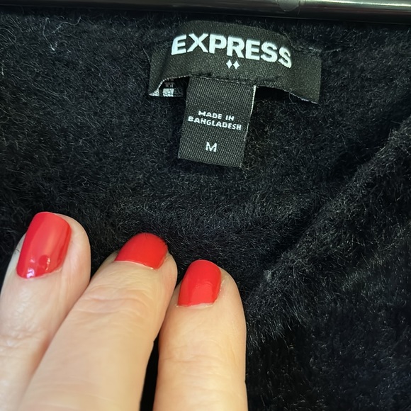 Express Cropped Rhinestone Sweater - Picture 7 of 11